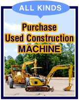 all kinds Purchase used construction machine